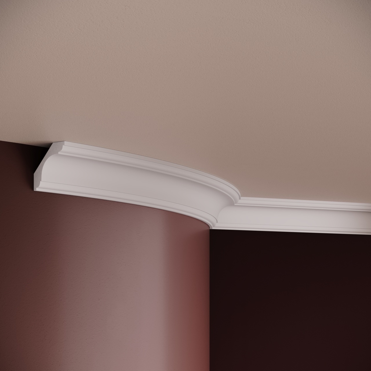 Cornisa decorativa P902F - 4.6x4.6x200 cm