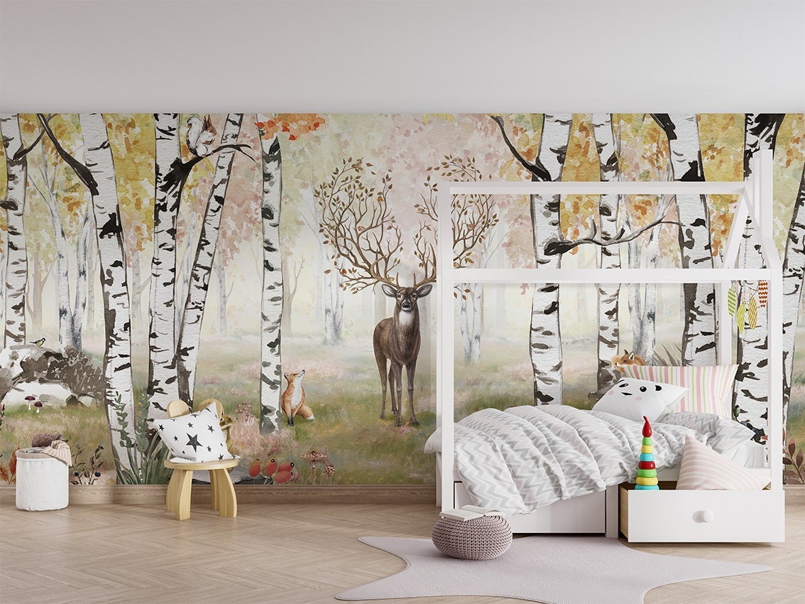 Fototapet Amazing Antlers - Autumn, Kikki Belle