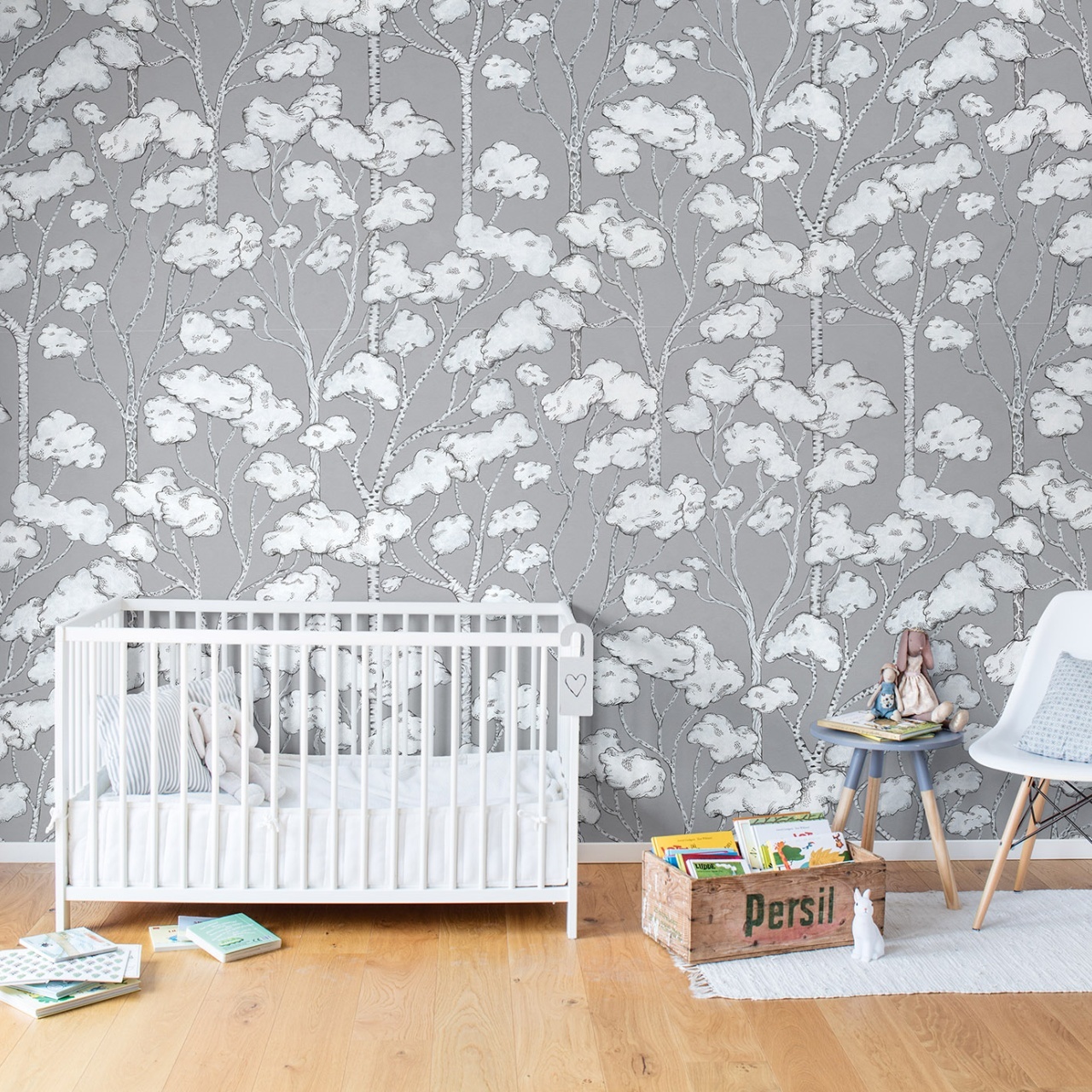 Fototapet, Animal Tree, Grey, Rebel Walls - 3