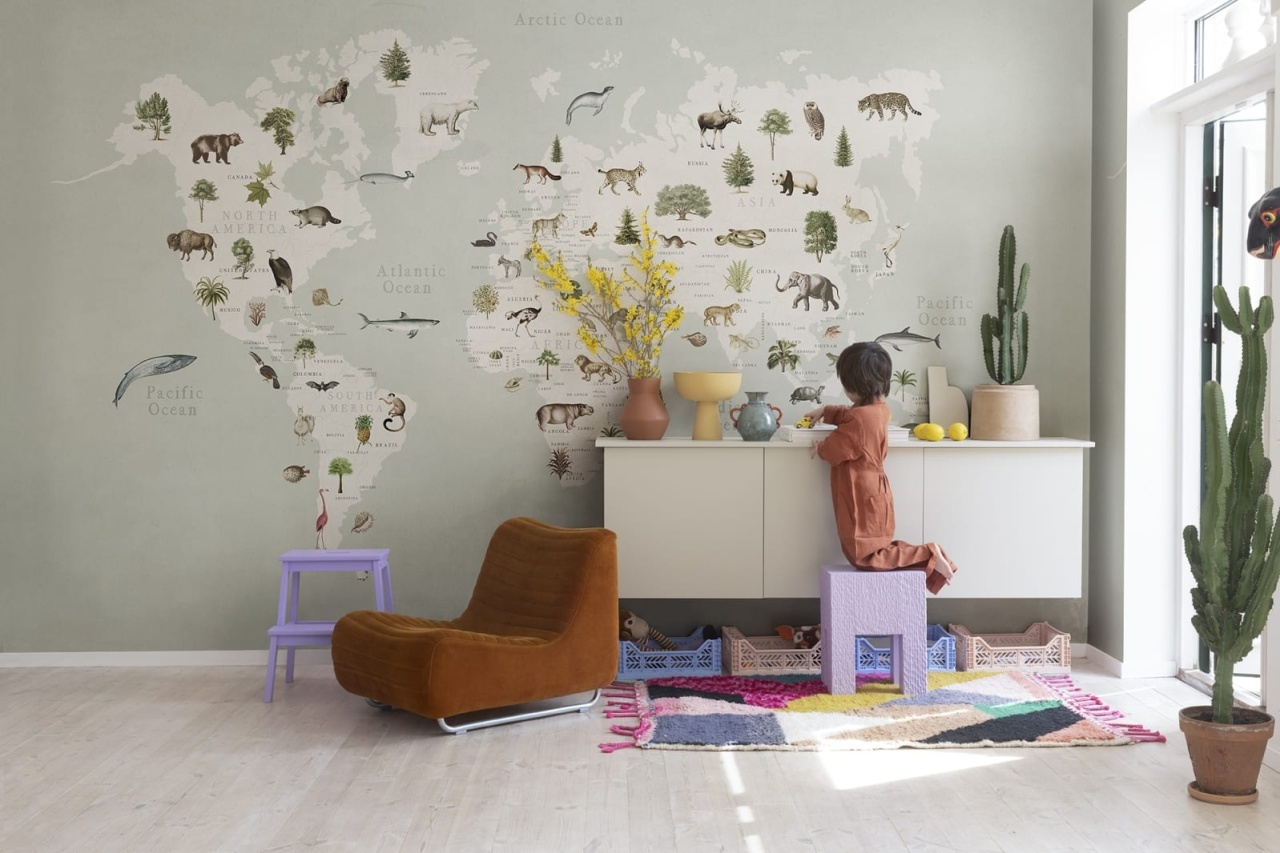 Fototapet, Animal World, Mint, Rebel Walls