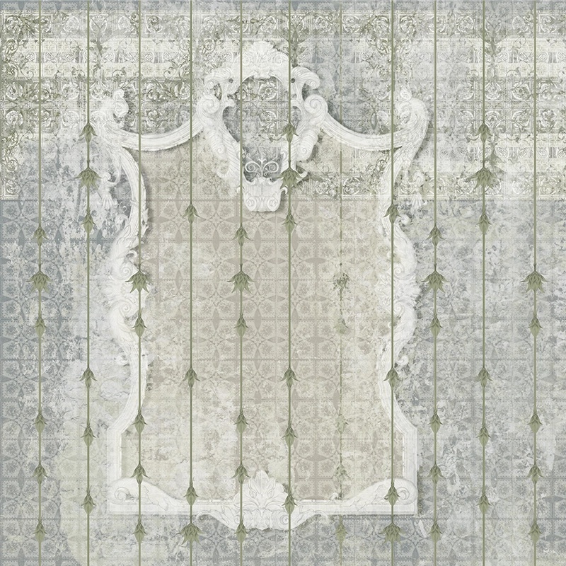Fototapet Antico Amore (greige) - personalizat, VLAdiLA — imaginea 4