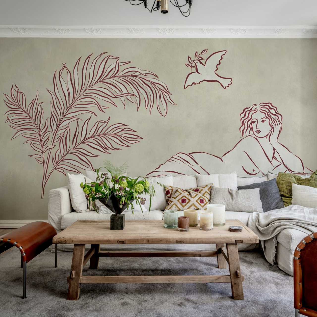 Fototapet, Antiquity, Red, Rebel Walls