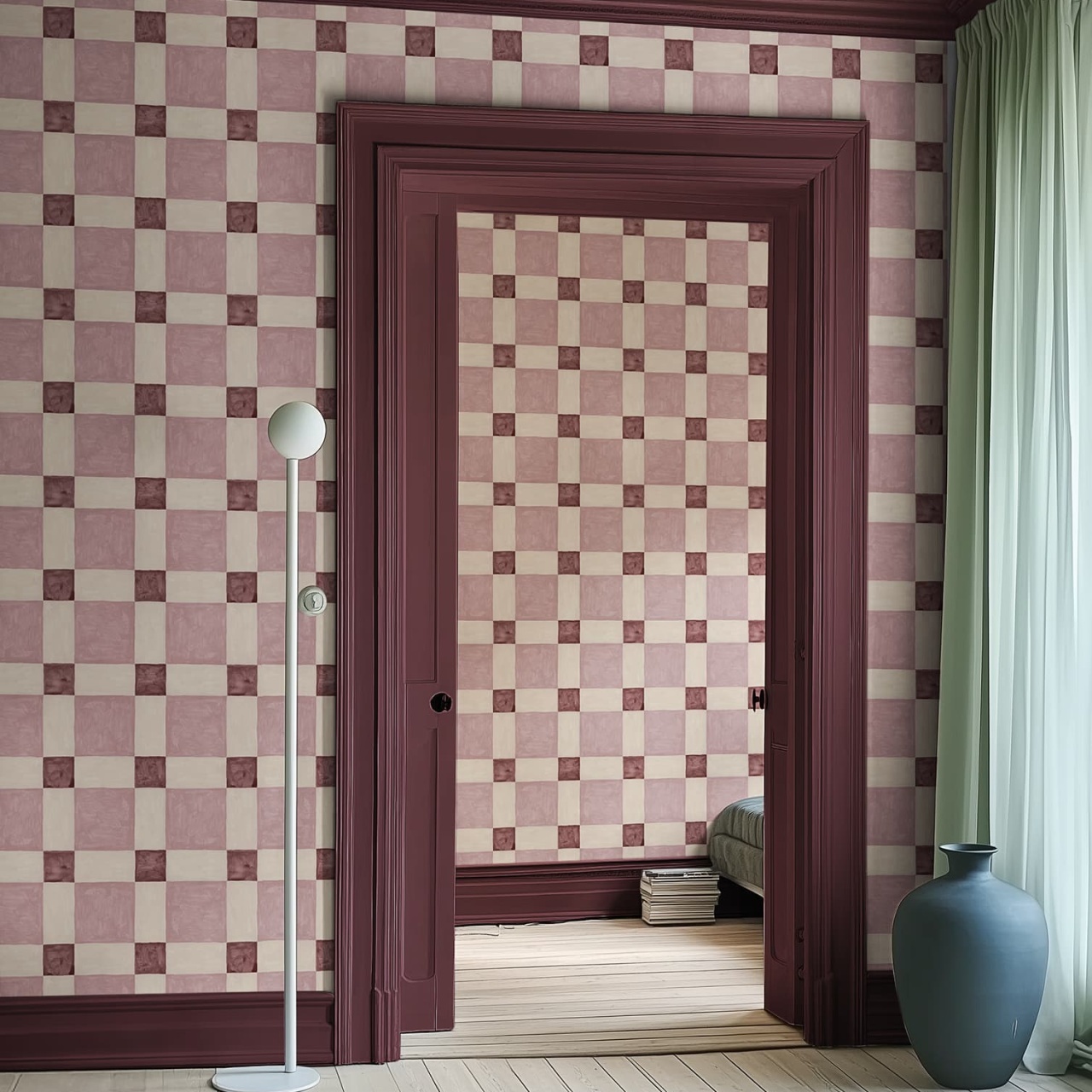 Fototapet, Artisan Square, Pink, Rebel Walls - 3