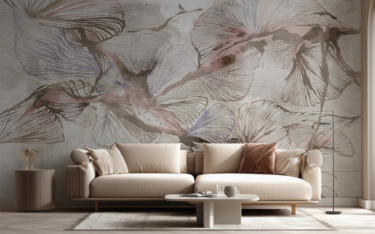 Fototapet Artistic Marcin Runowiecki R-Design Ginko Rêve MRG100 — imaginea 2