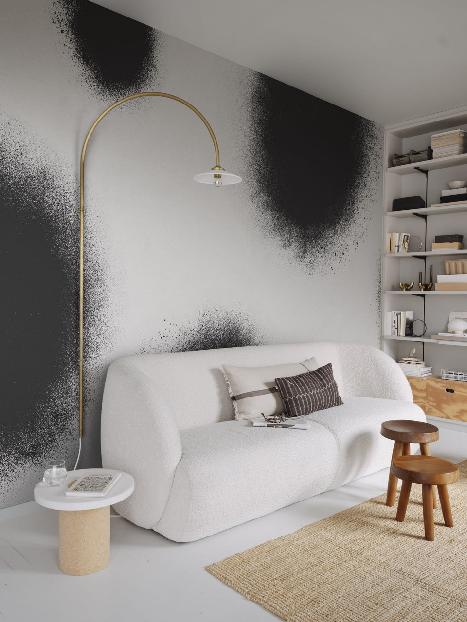 Fototapet, Ash Dots, Graphite, Rebel Walls