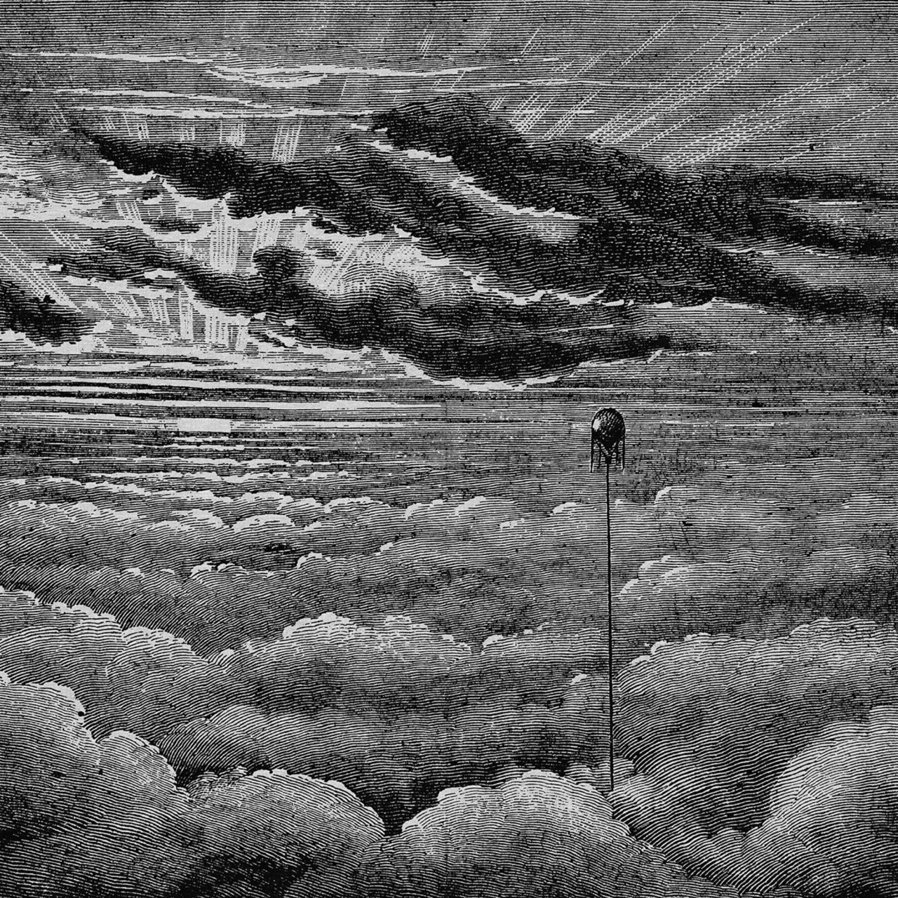 Fototapet, Balloon in the Sky, Graphite, Rebel Walls - 2