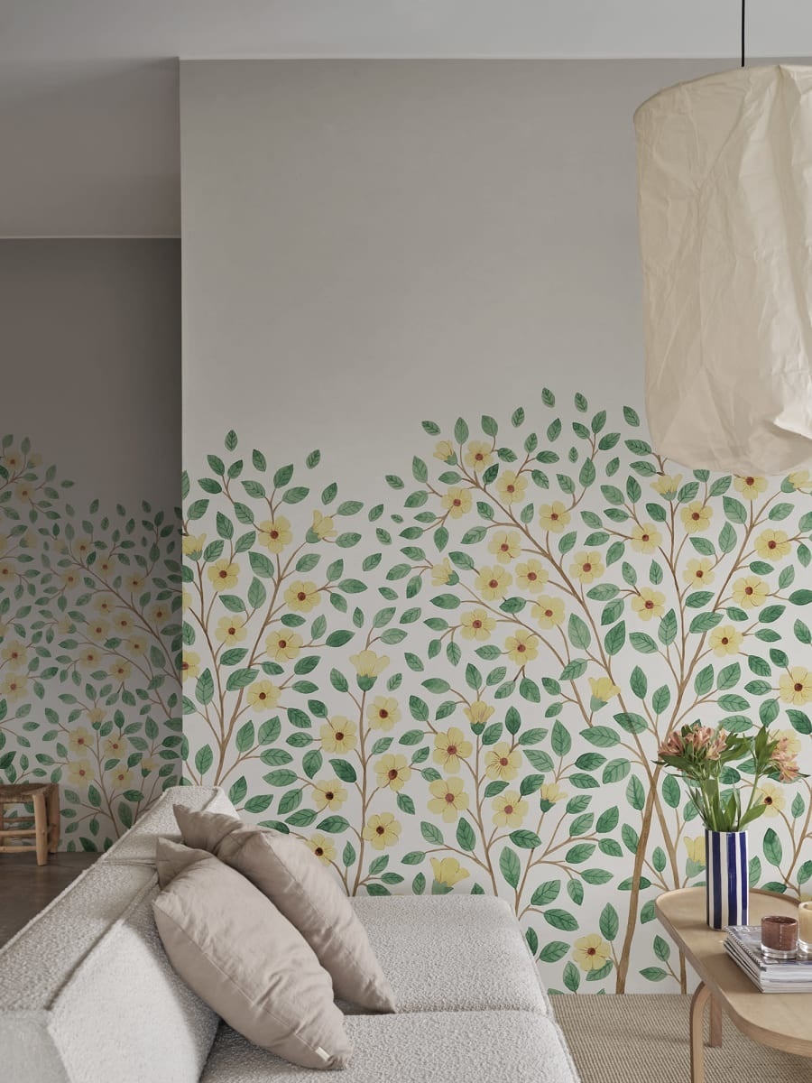 Fototapet, Blossom Tree, Yellow, Rebel Walls - 3