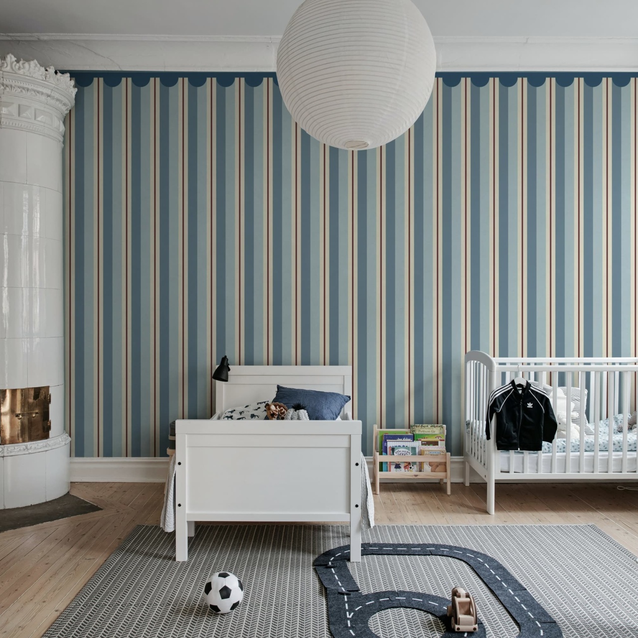 Fototapet, Border Stripe, Blue, Rebel Walls - 3
