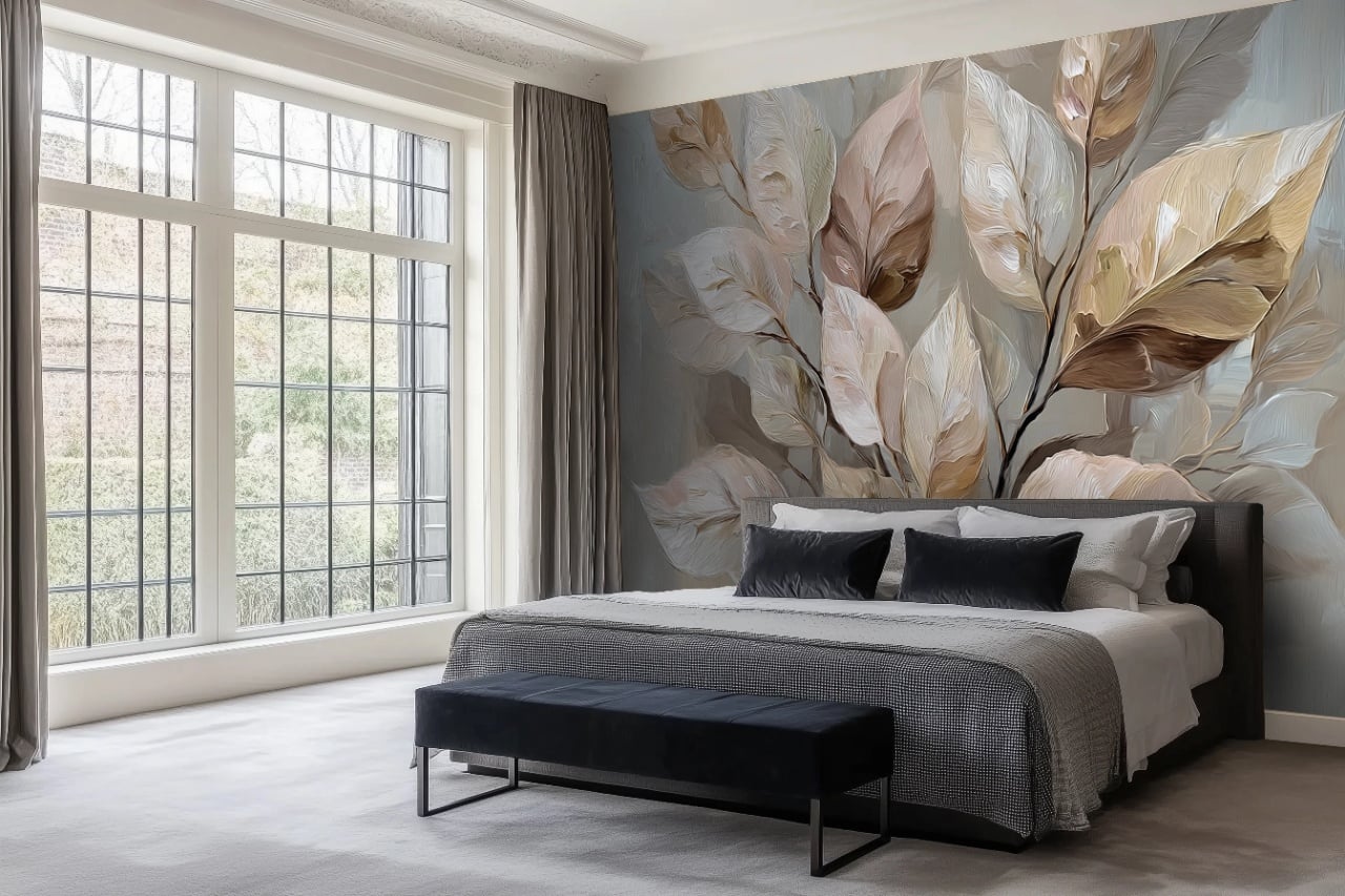 Fototapet Botanic Beige Naturel Ivresse Rêve BNI200 — imaginea 2