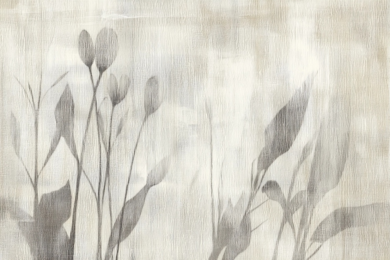 Fototapet Botanic Beige Naturel Voisin Rêve BNV203