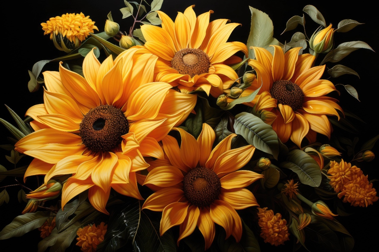 Fototapet Botanic Nectar Girasol Rêve NG103