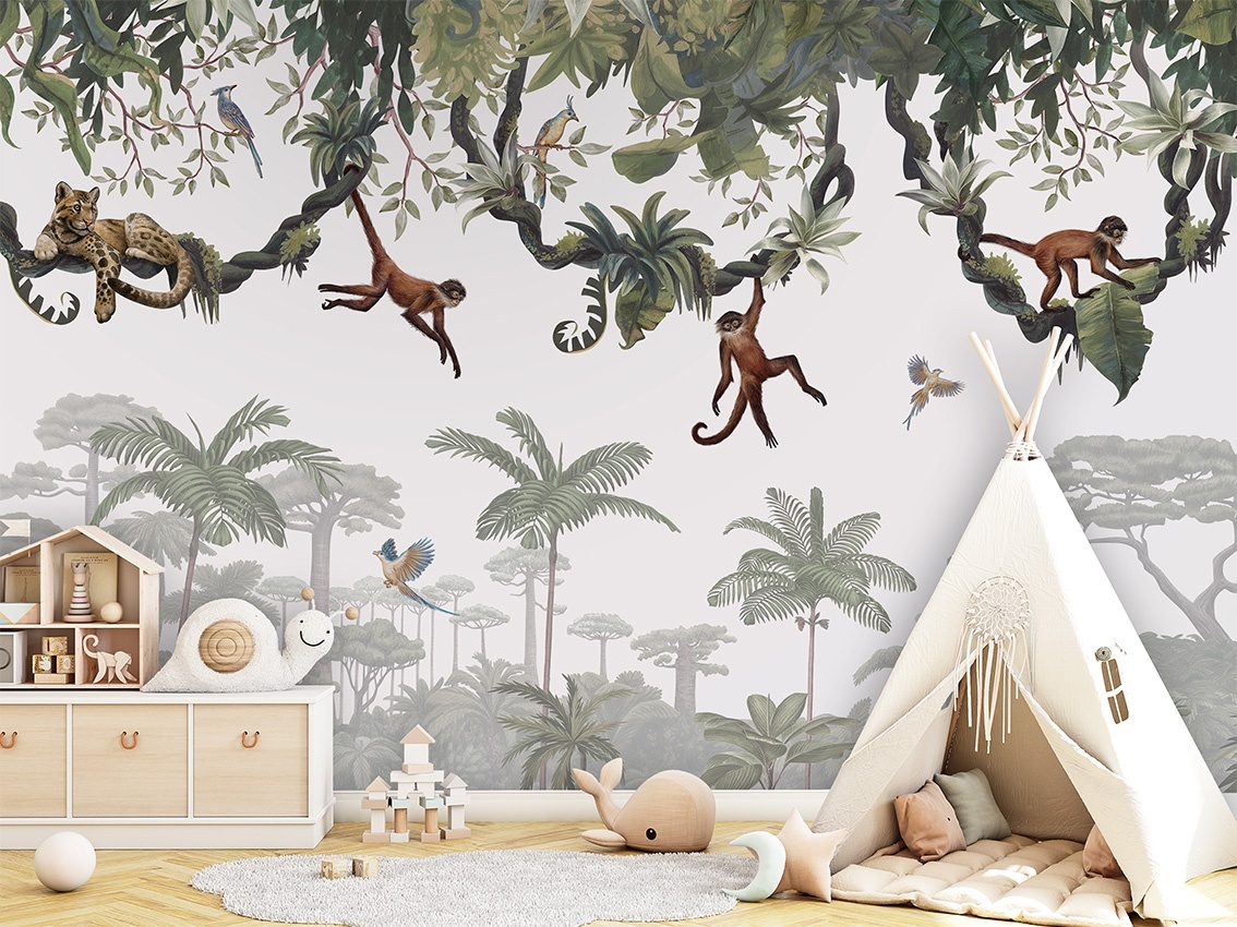 Fototapet Cheeky Monkeys, Kikki Belle - 5