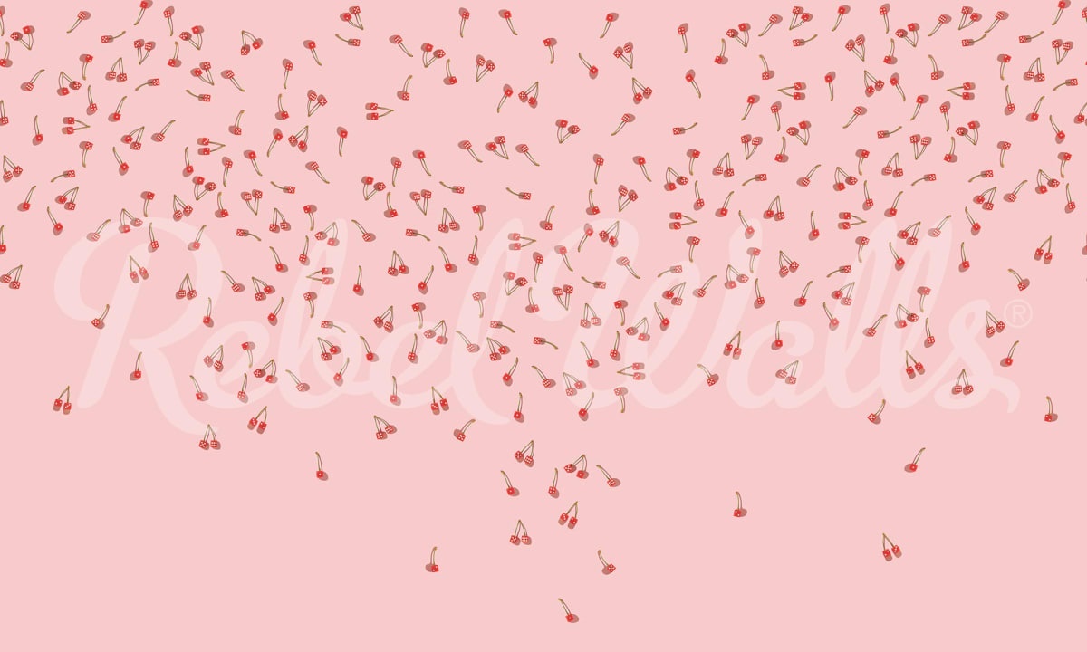 Fototapet, Cherry Dice, Pink, Rebel Walls - 2