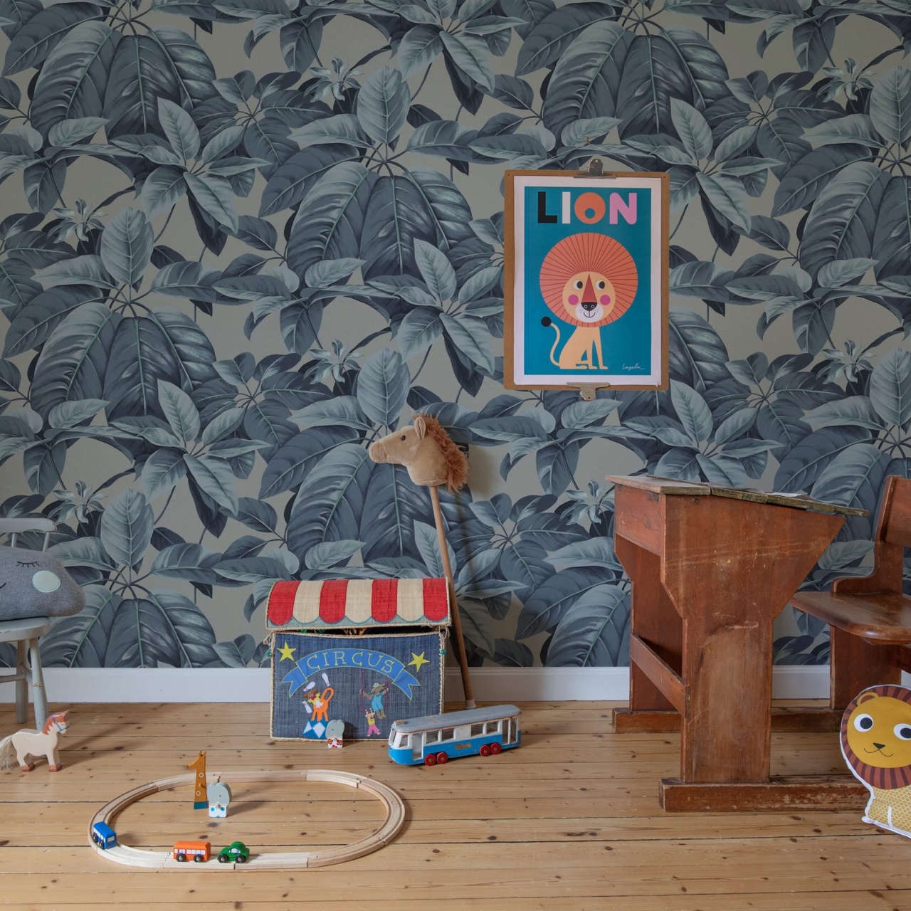 Fototapet, Chestnut, Blue, Rebel Walls - 3