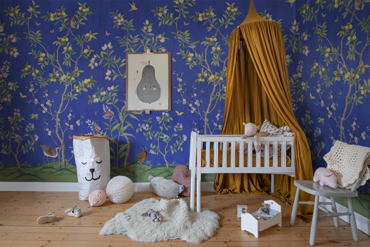 Fototapet, Chinoiserie Chic, Cobalt, Rebel Walls