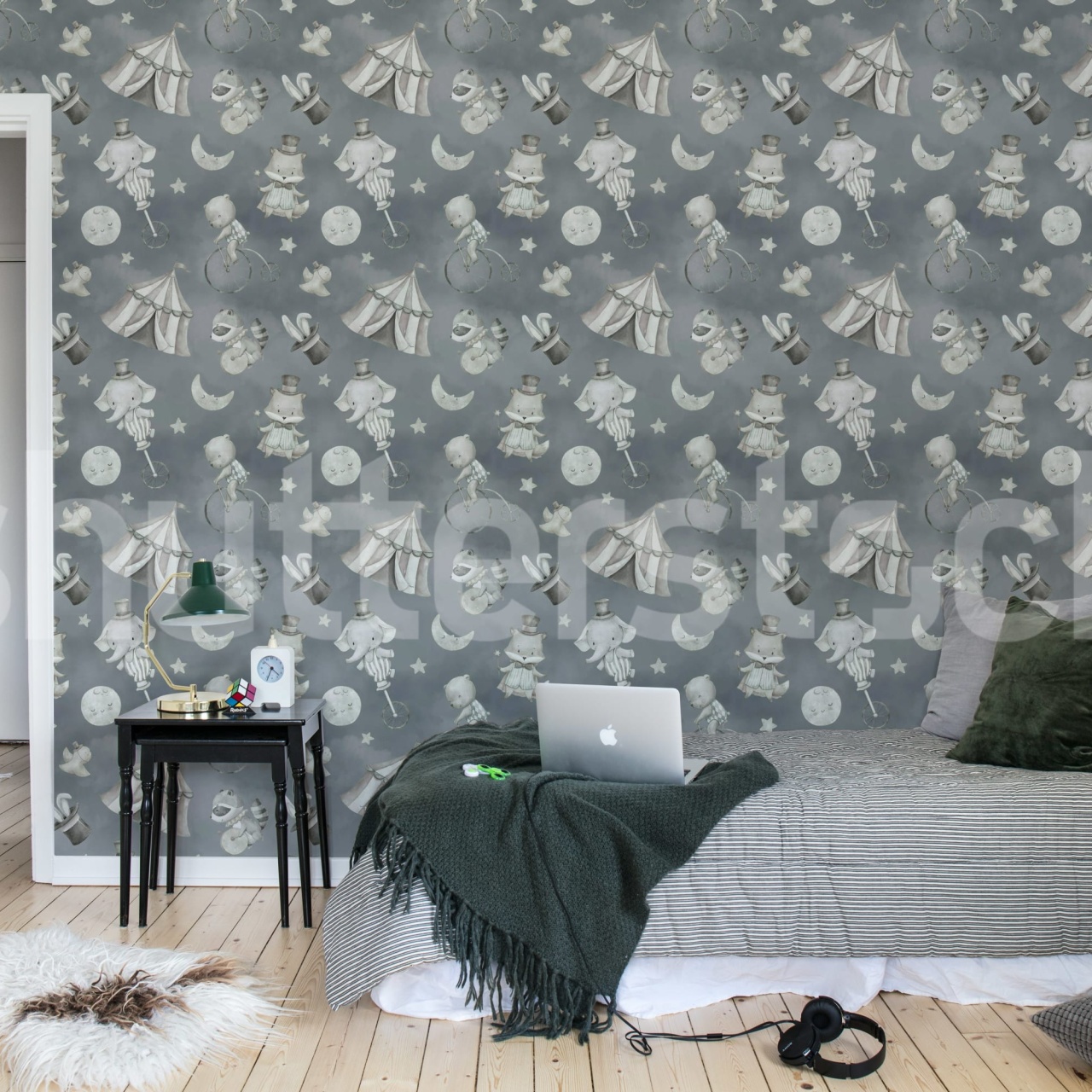 Fototapet, Circus Dream, Gray, Rebel Walls - 3