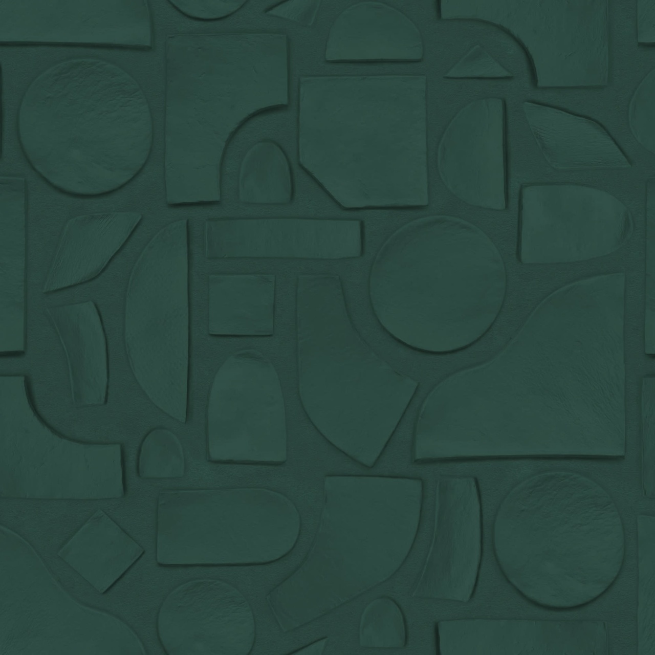 Fototapet, Clay Figures, Emerald, Rebel Walls - 2