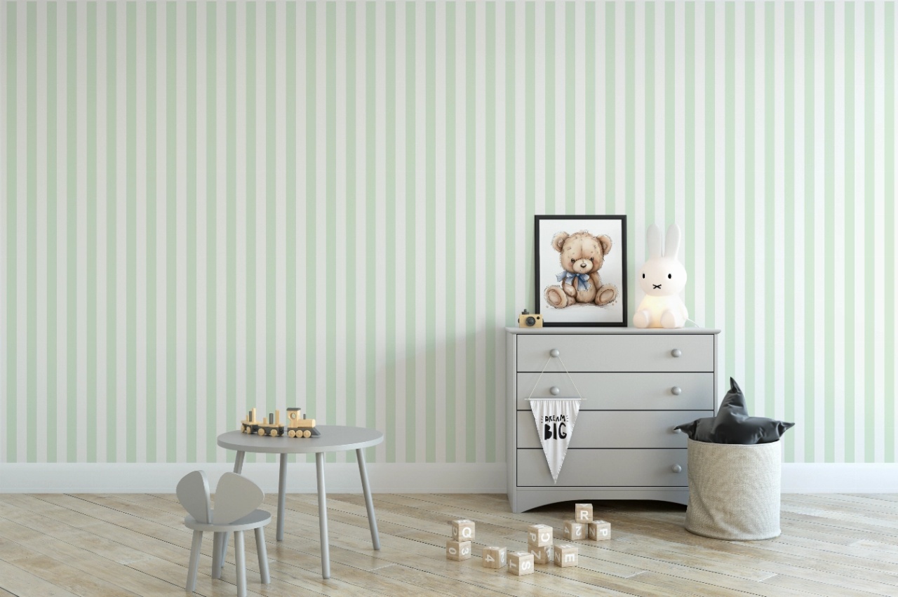 Fototapet copii, Mint colors 006