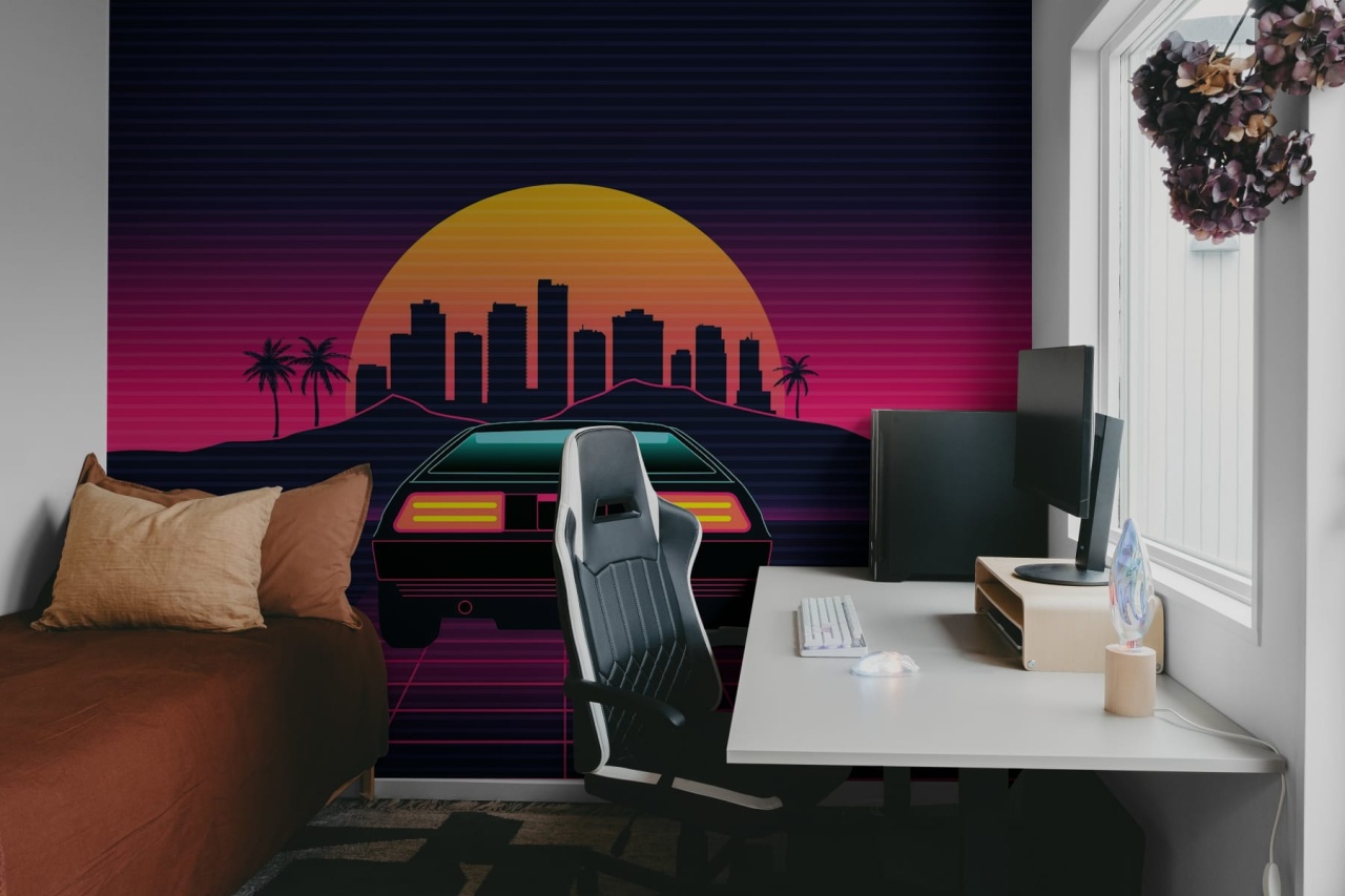 Fototapet, Delorian, Night, Rebel Walls - 3