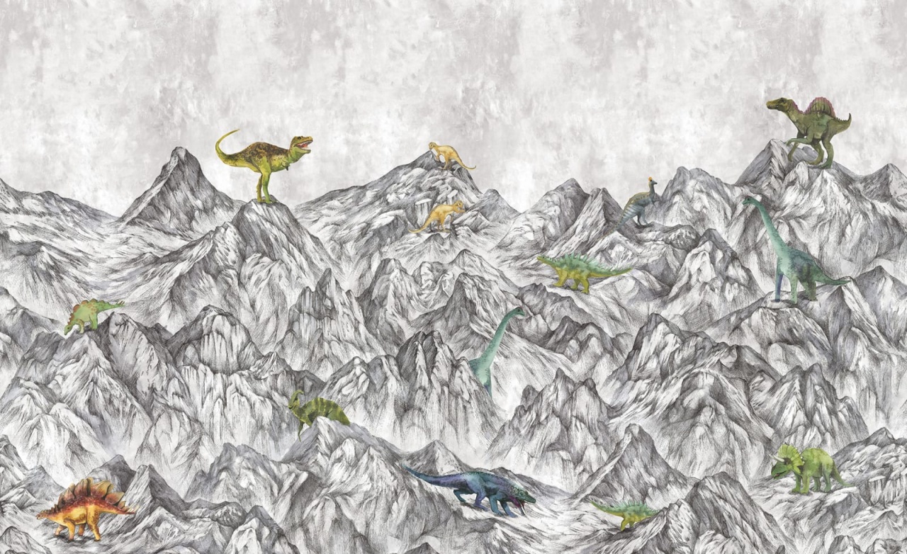 Fototapet, Dinosaur Mountain, Rebel Walls - 2