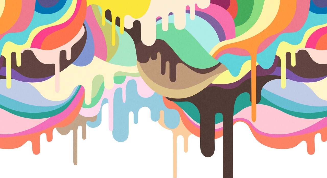 Fototapet, Dripping Ice Cream, Rebel Walls - 2