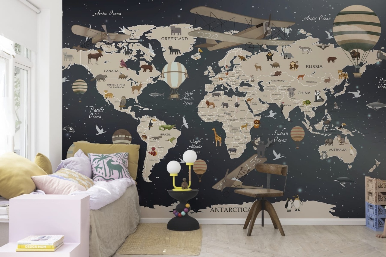 Fototapet, Explorer Map, Rebel Walls - 3