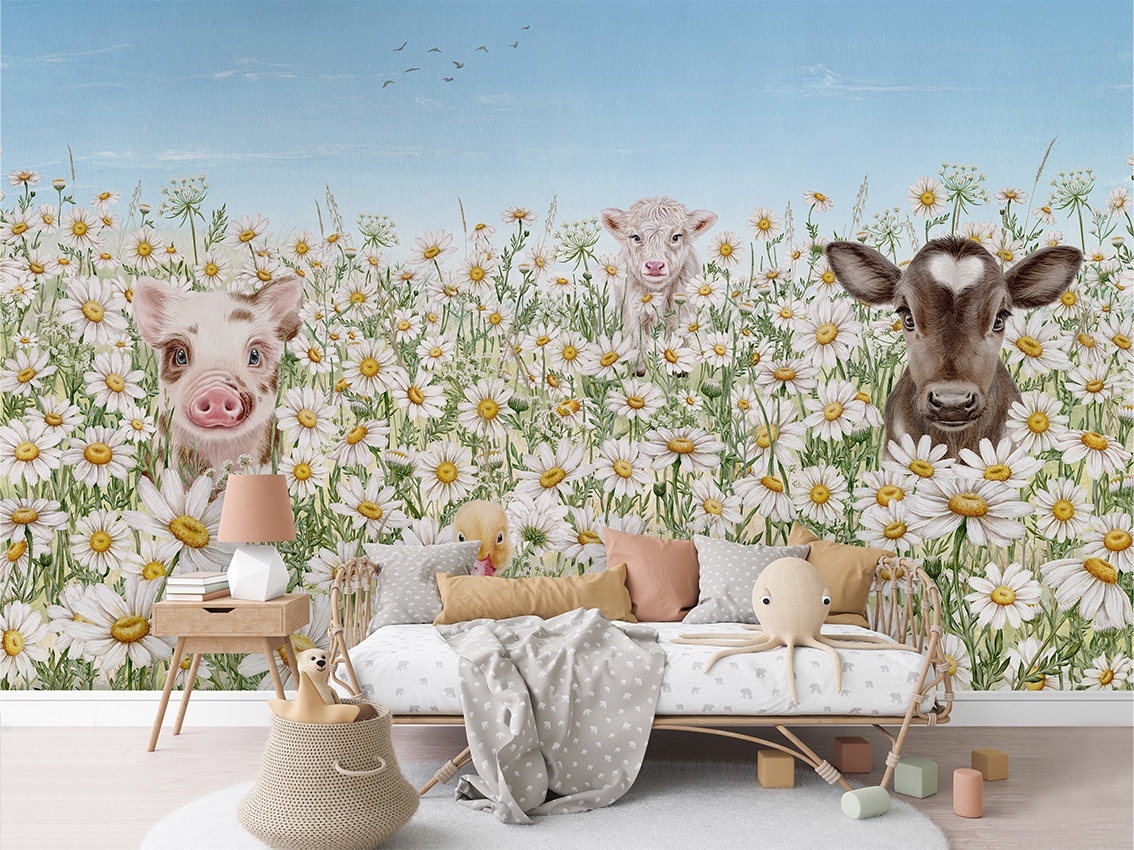 Fototapet Farm Animals, Kikki Belle - 4