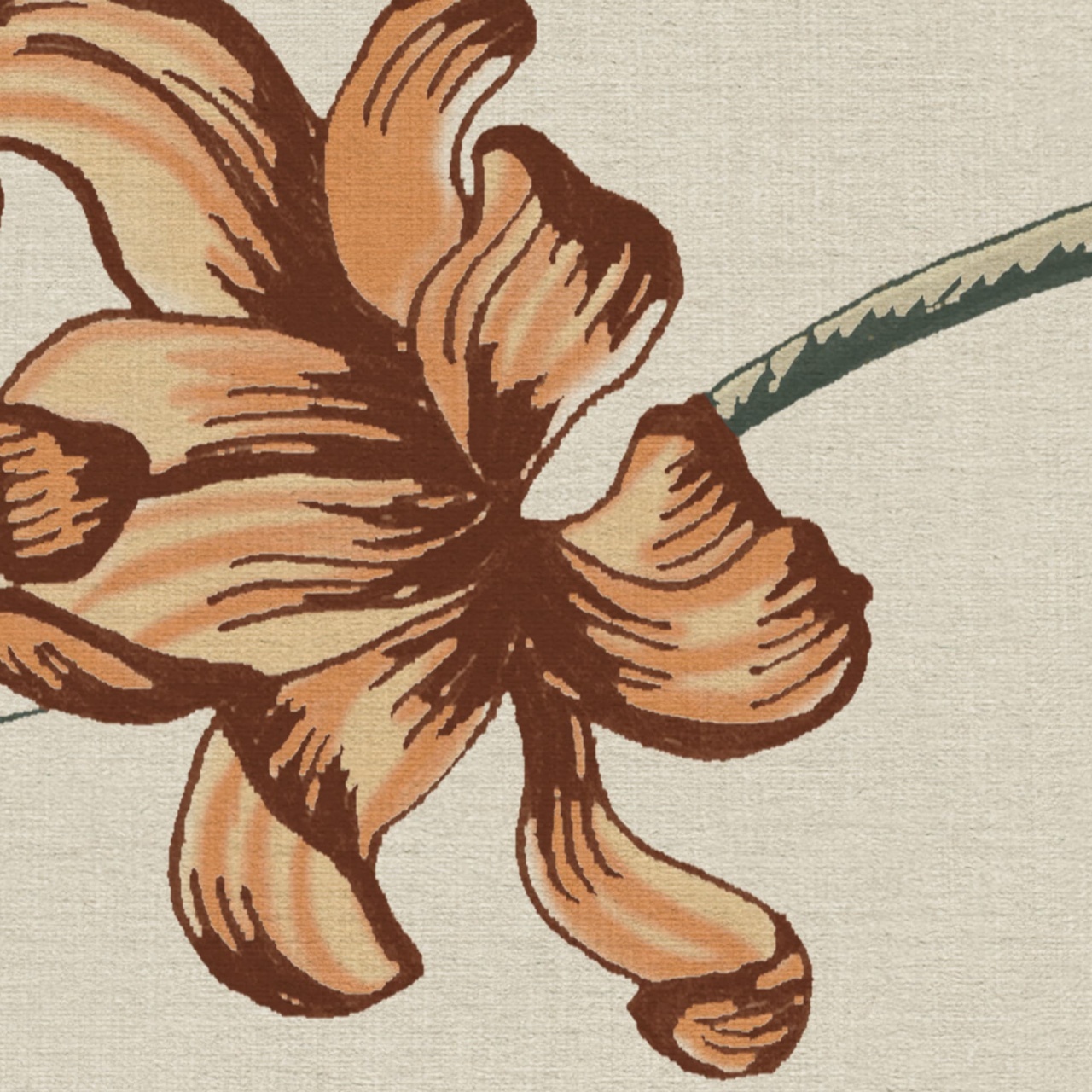 Fototapet, Flower Fall, Sand, Rebel Walls - 4