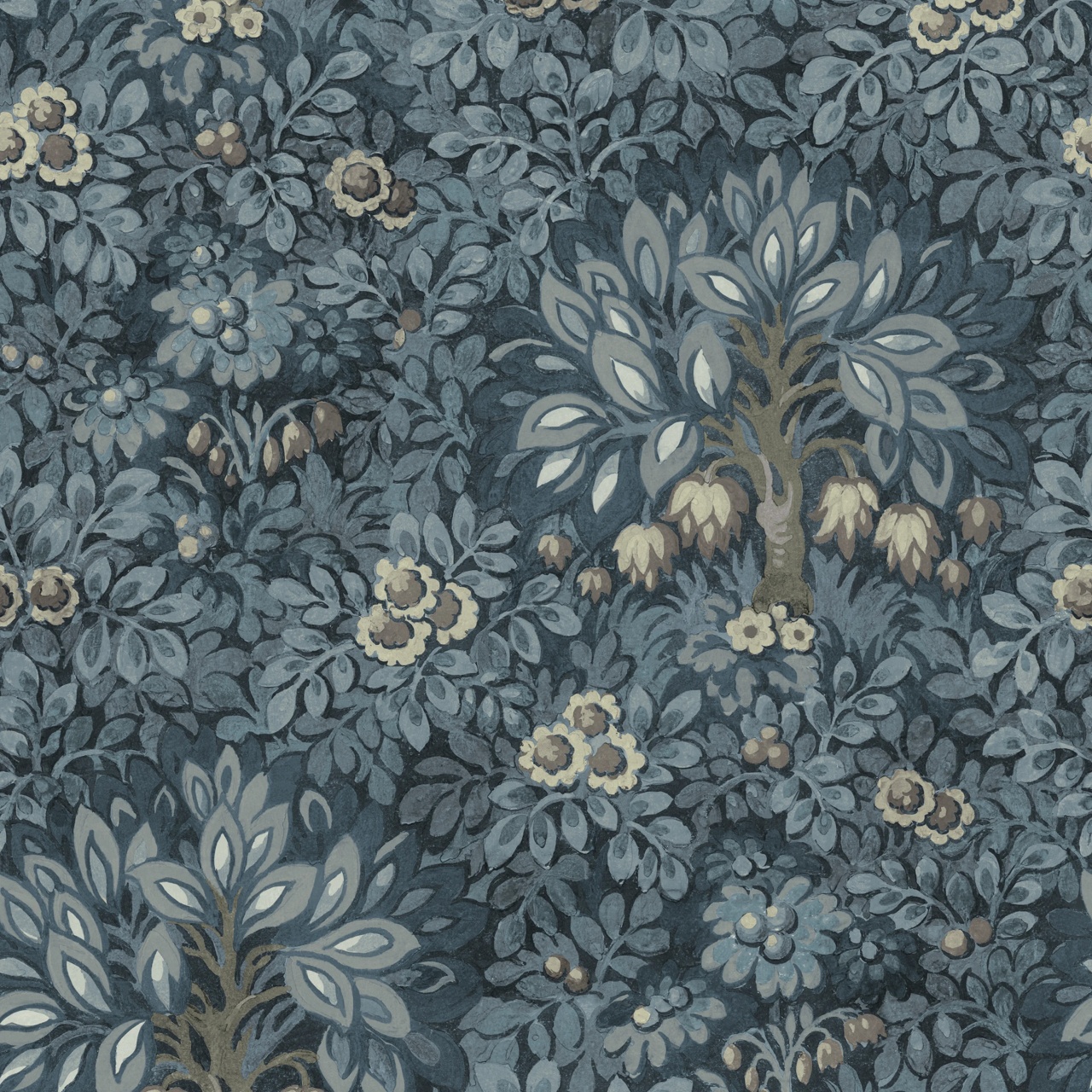 Fototapet, Flower Tree, Blue, Rebel Walls - 2