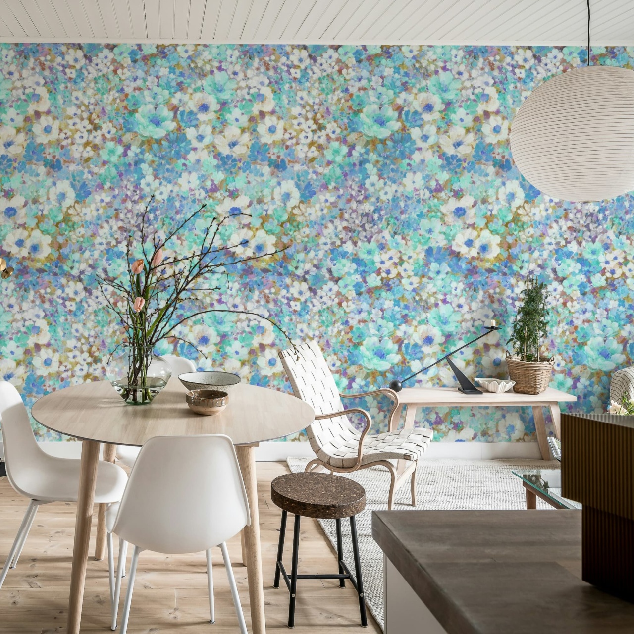Fototapet, Flowerhaze, Blue, Rebel Walls - 3
