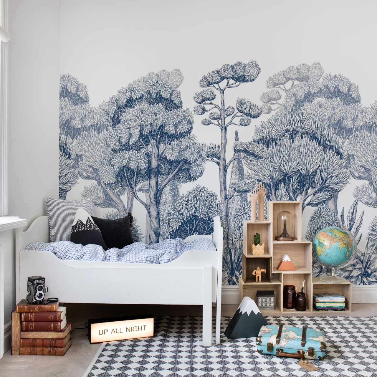 Fototapet, Forest Park, Blue, Rebel Walls - 3
