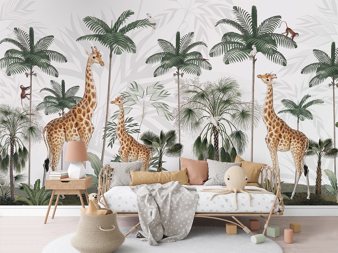 Fototapet Gracious Giraffes, Kikki Belle - 3