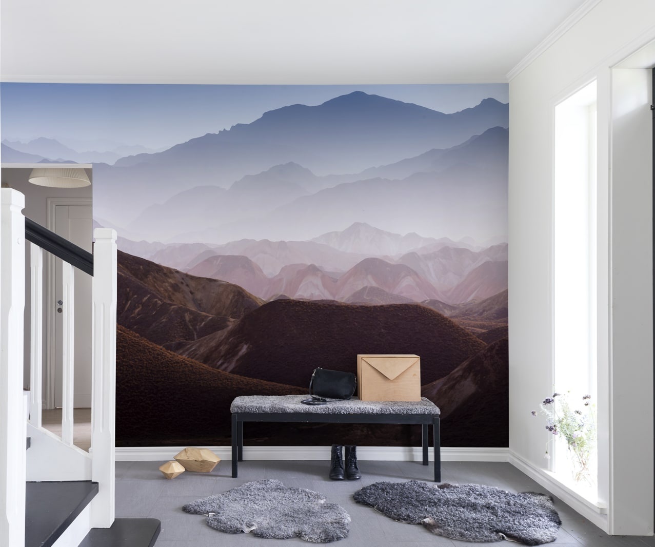 Fototapet, Gradient Mountains, Rebel Walls - 3