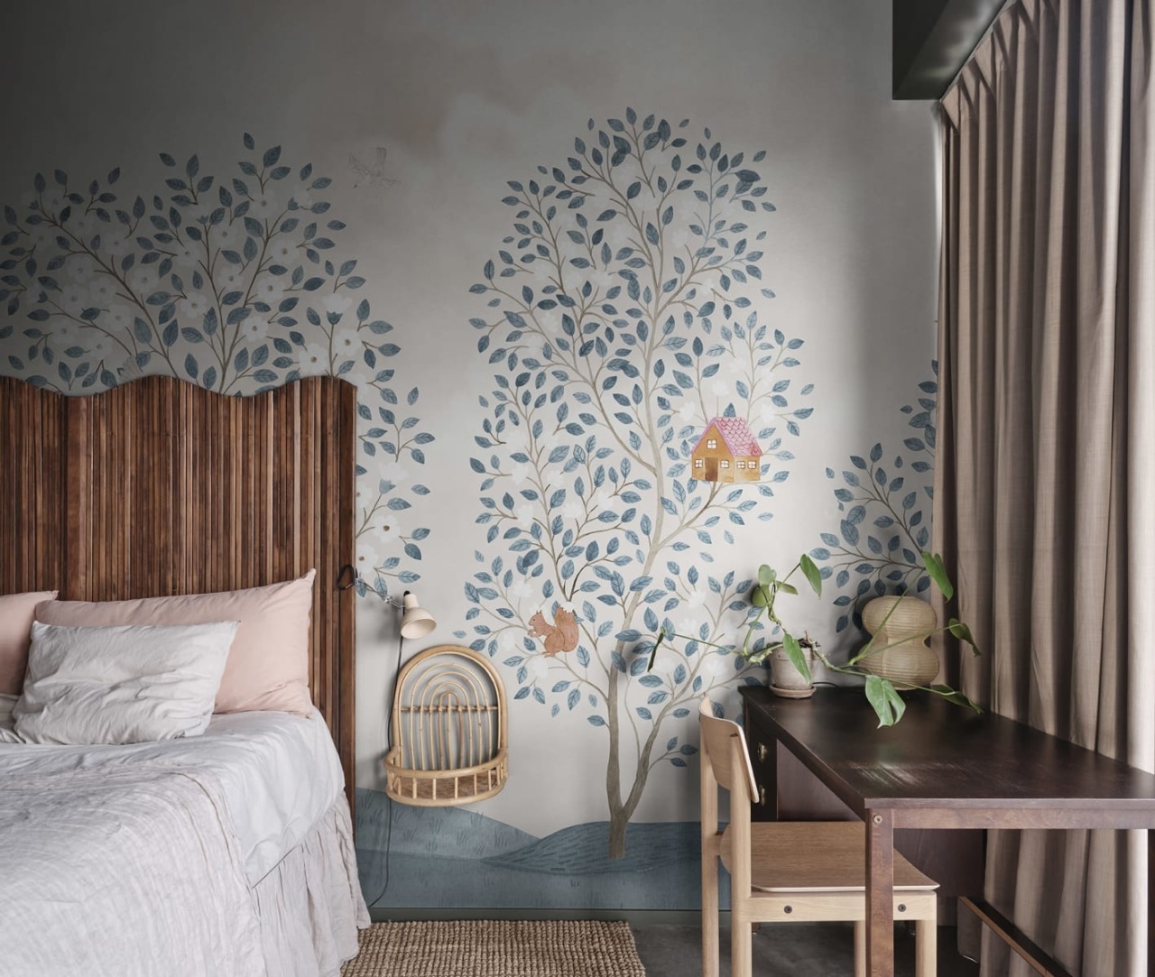 Fototapet, Happy Haven, Turquoise, Rebel Walls — imaginea 3