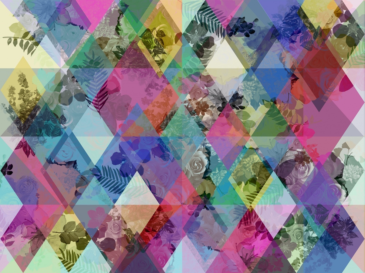 Fototapet, Harlequin Roses, Rebel Walls - 2