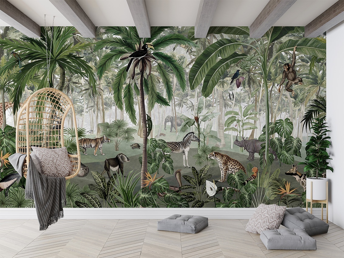 Fototapet Jungle Lookbook, Kikki Belle