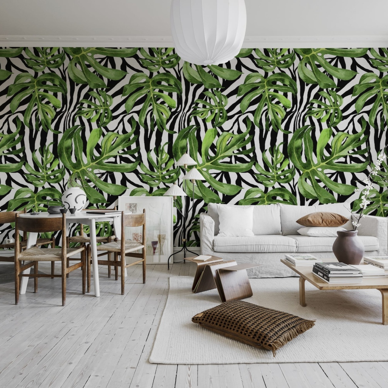 Fototapet, Jungle Zebra, Rebel Walls