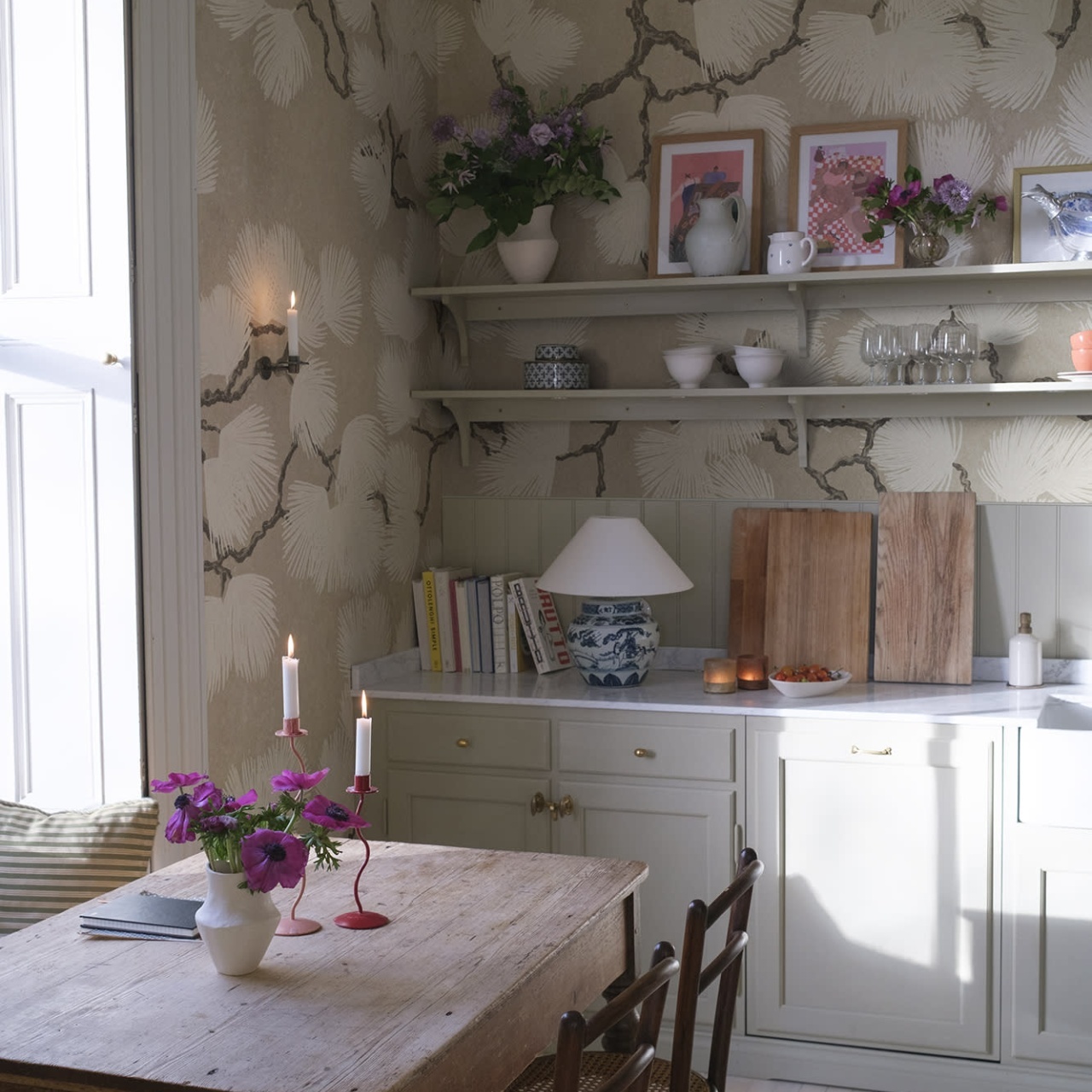 Fototapet lavabil, Pine Mural, Beige, Sandberg