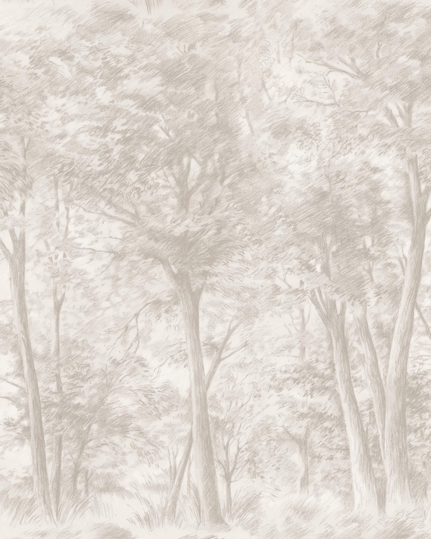 Fototapet lavabil, Sketch of Trees 9631W — imaginea 2