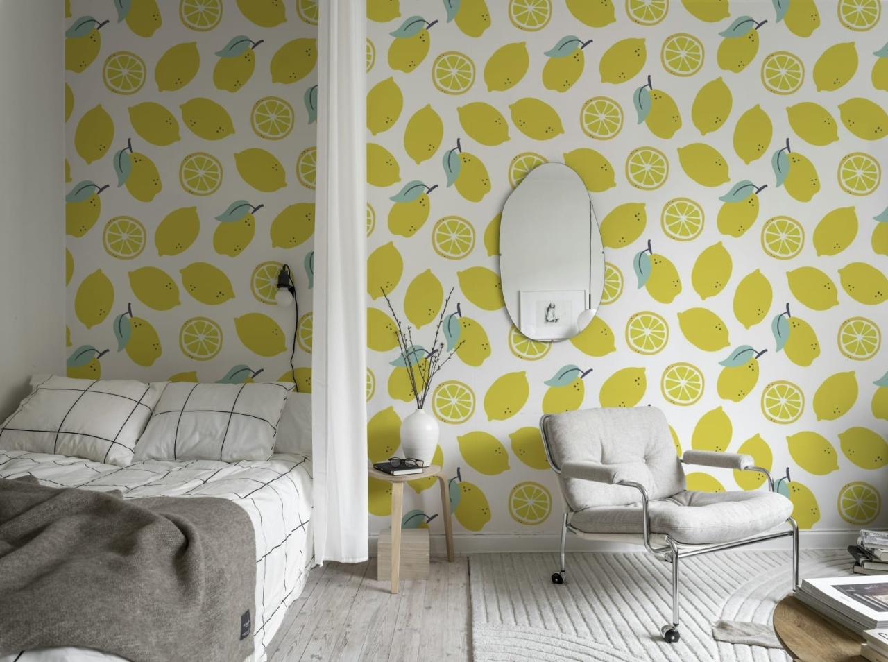 Fototapet, Lemons, Yellow, Rebel Walls