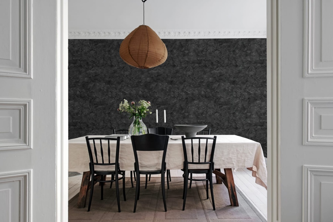 Fototapet, Marble, Black, Rebel Walls