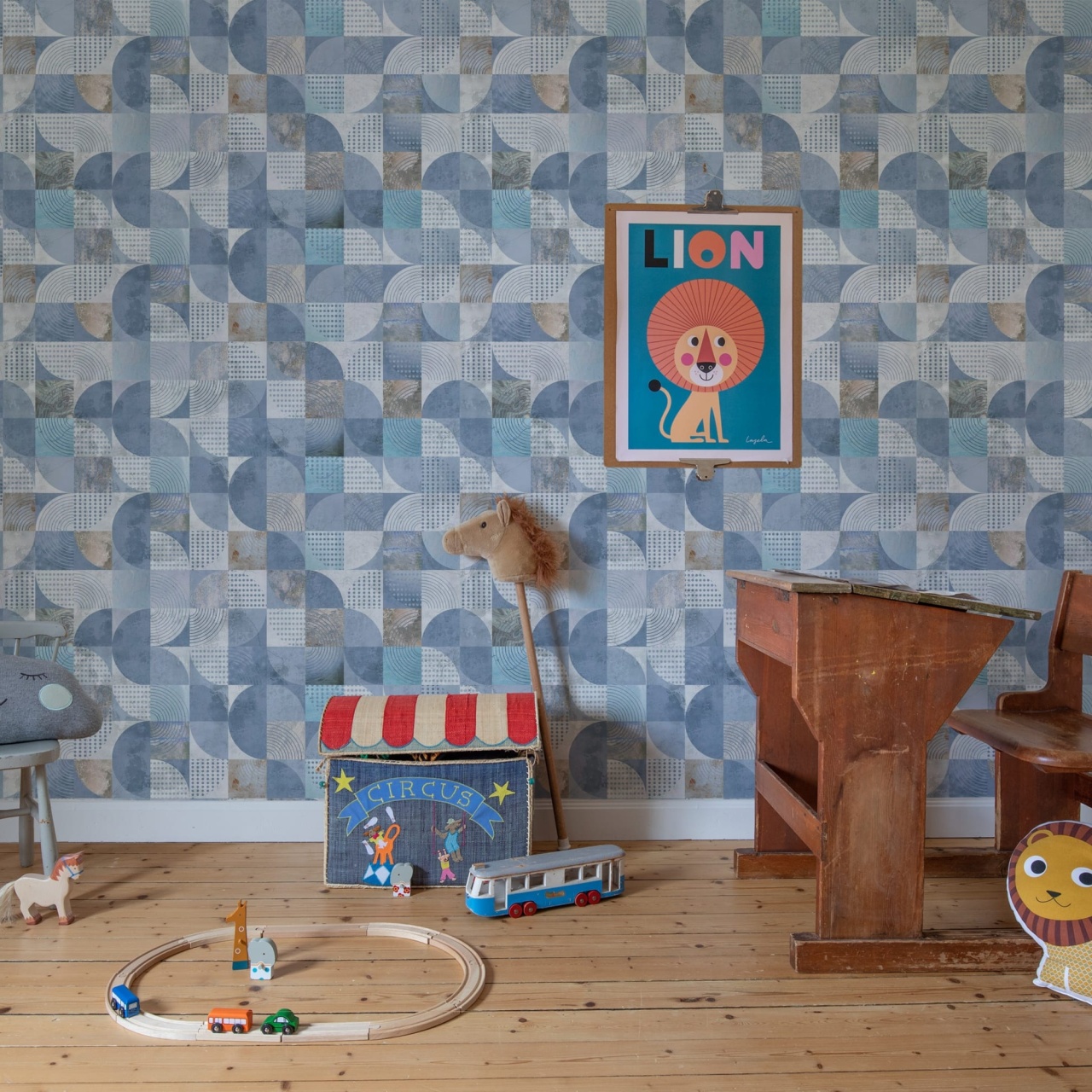Fototapet, Multi Blocks, Soft Blue, Rebel Walls - 3