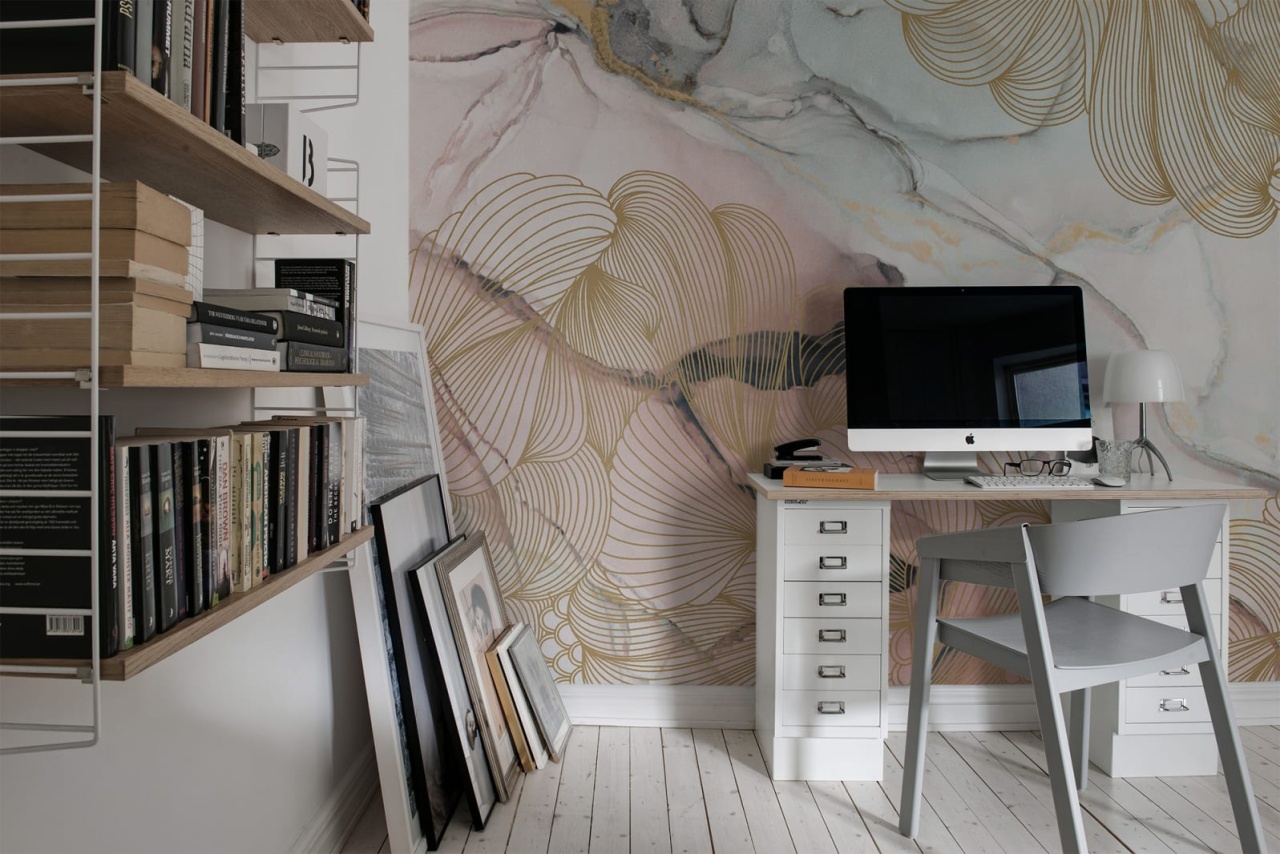 Fototapet, Opulence, Pink Marble, Rebel Walls - 4