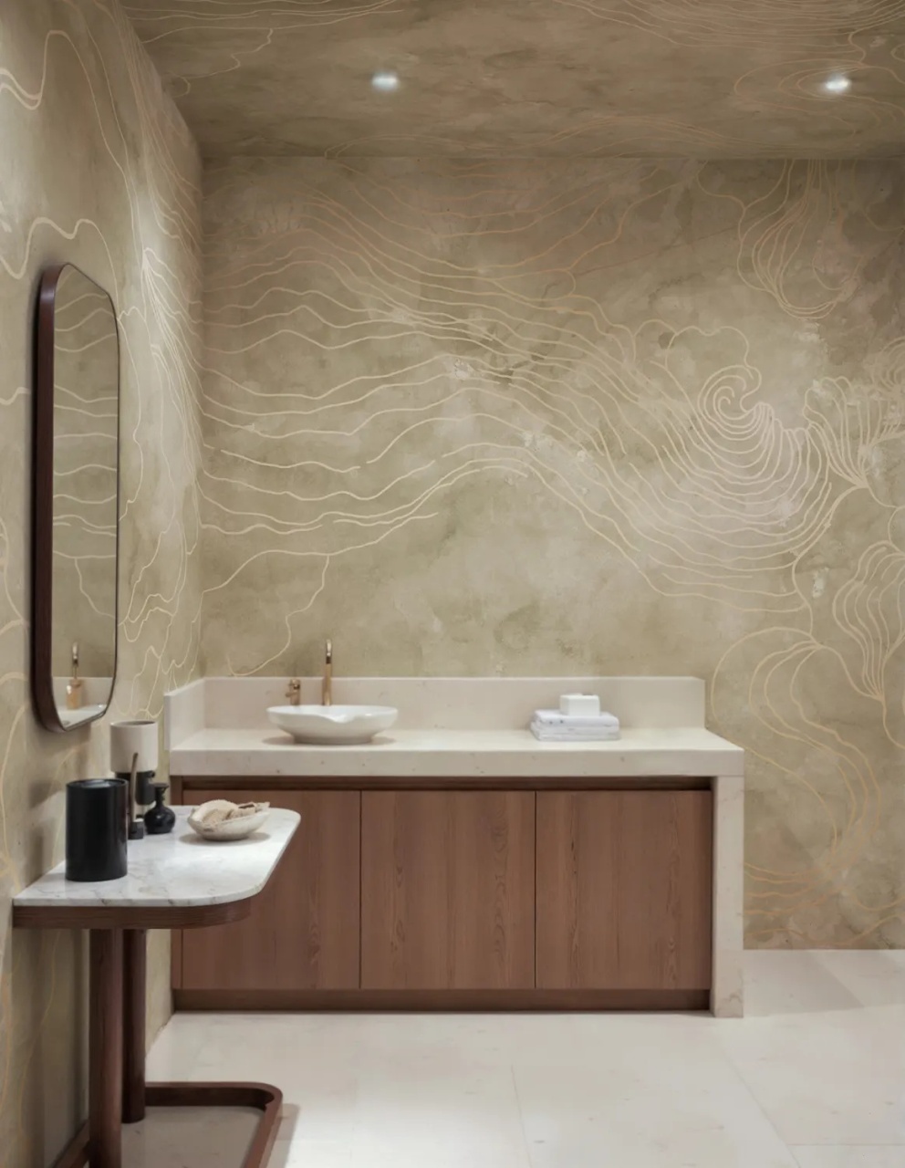 Fototapet, Opulence Storm, Beige, Rebel Walls - 3