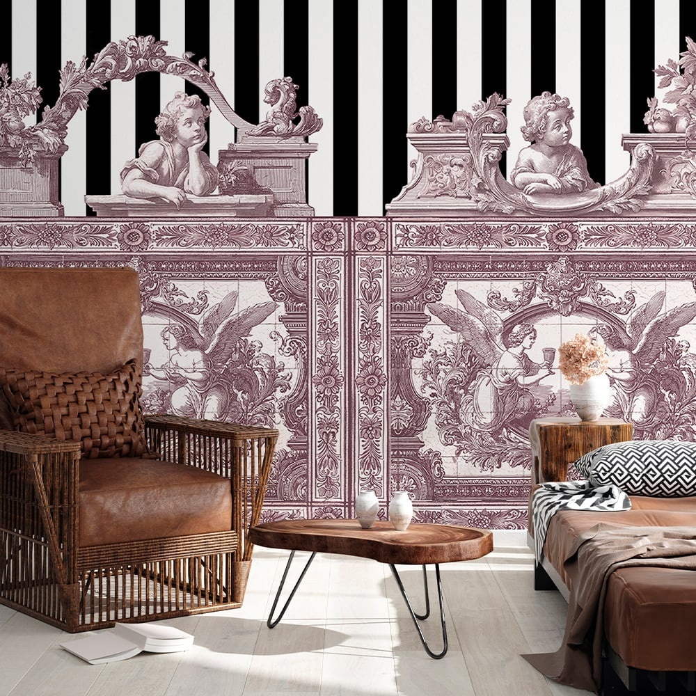 Fototapet Opulent Friezes, Rose - personalizat, VLAdiLA - 3