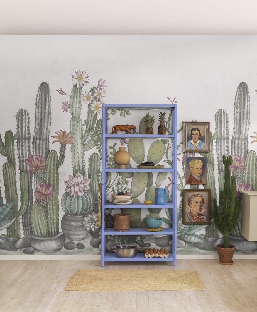 Fototapet, Playfull Cactus, Ivory, Rebel Walls - 3