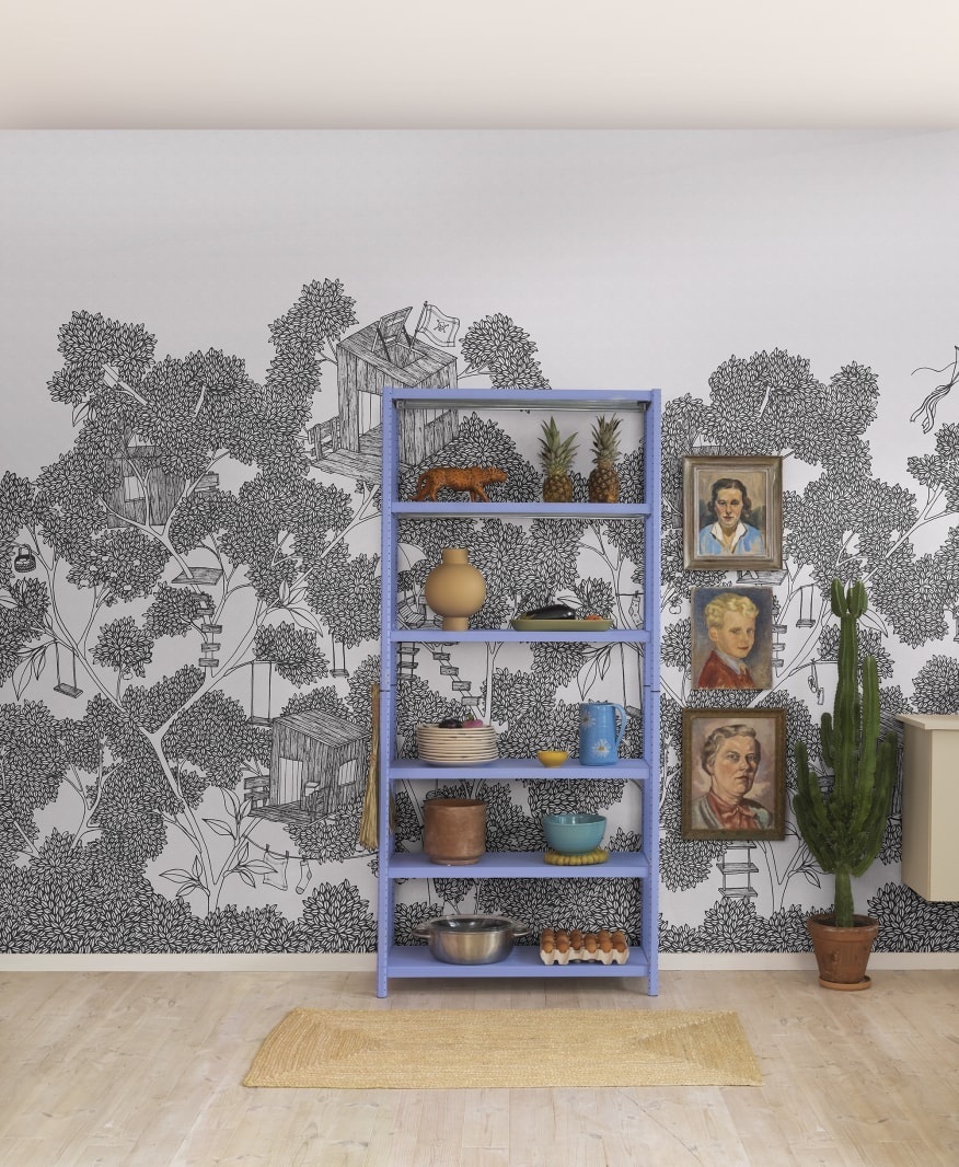 Fototapet, Playground, Graphite, Rebel Walls - 3