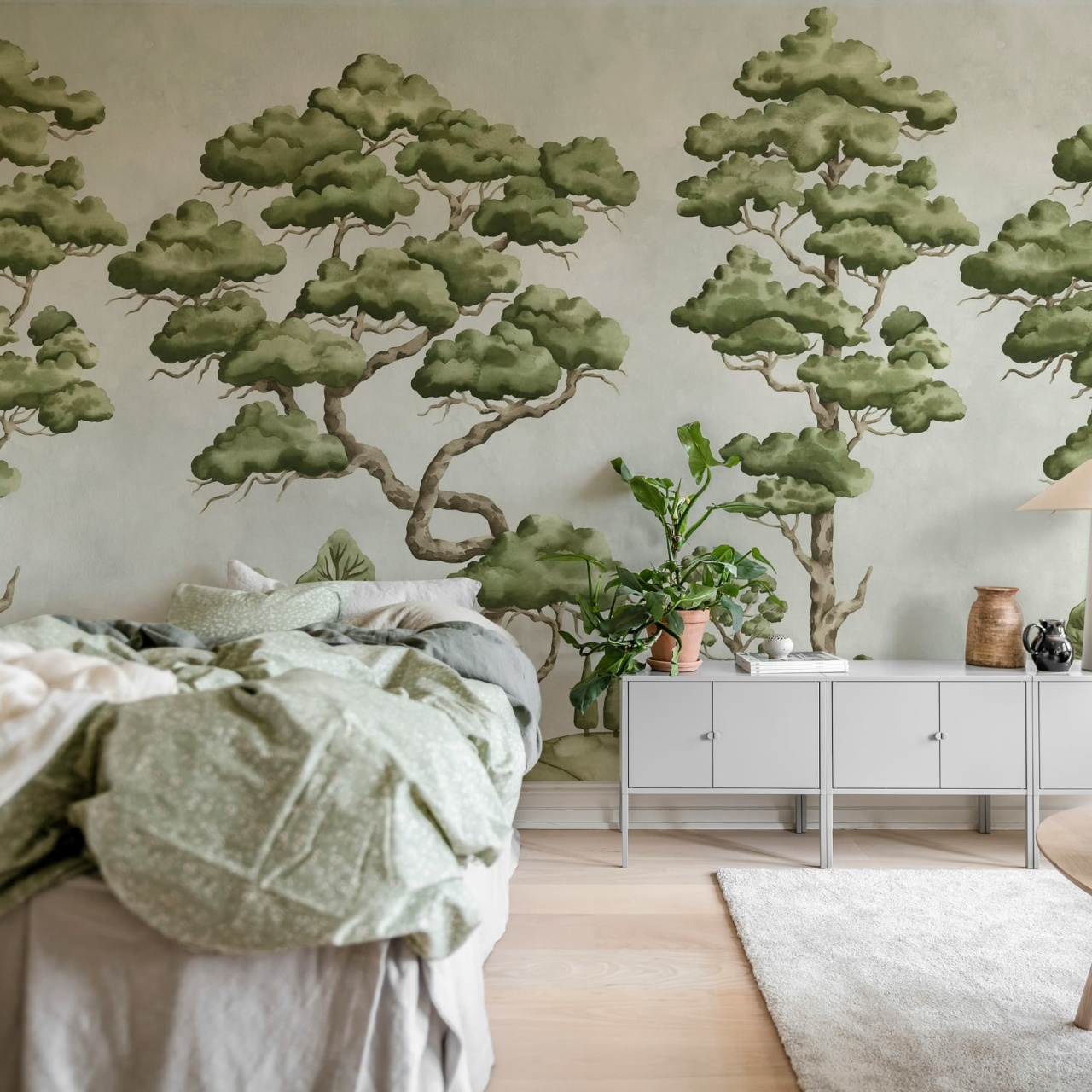 Fototapet, Poetic Trees, Beige, Rebel Walls - 3