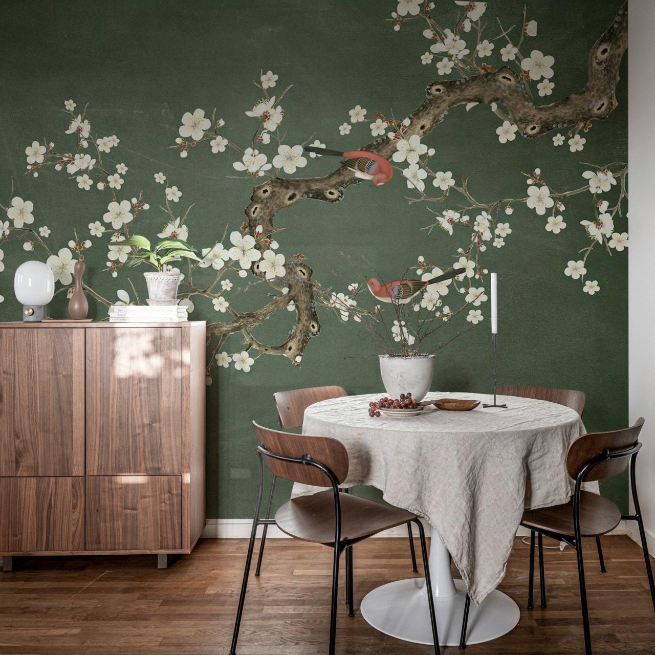 Fototapet, Serene Branches, Green, Rebel Walls - 3