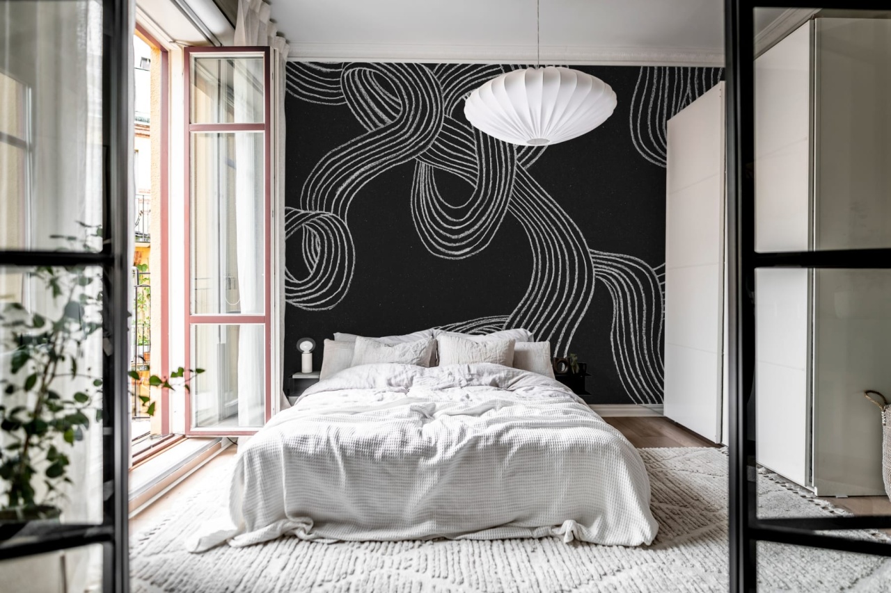 Fototapet, Stripes Repeatable, Black, Rebel Walls - 3
